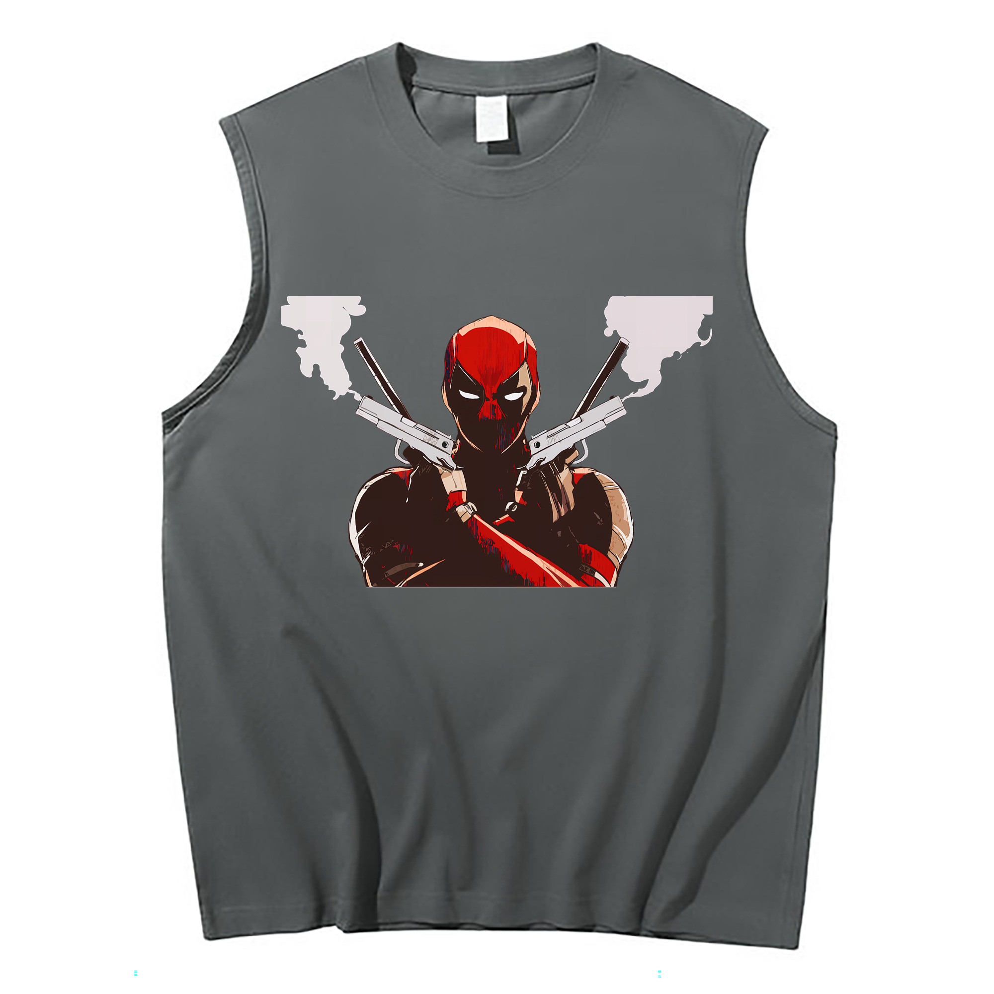（画像用） Deadpool デッドプール コットン100％タンクトップ（フロントプリント）
